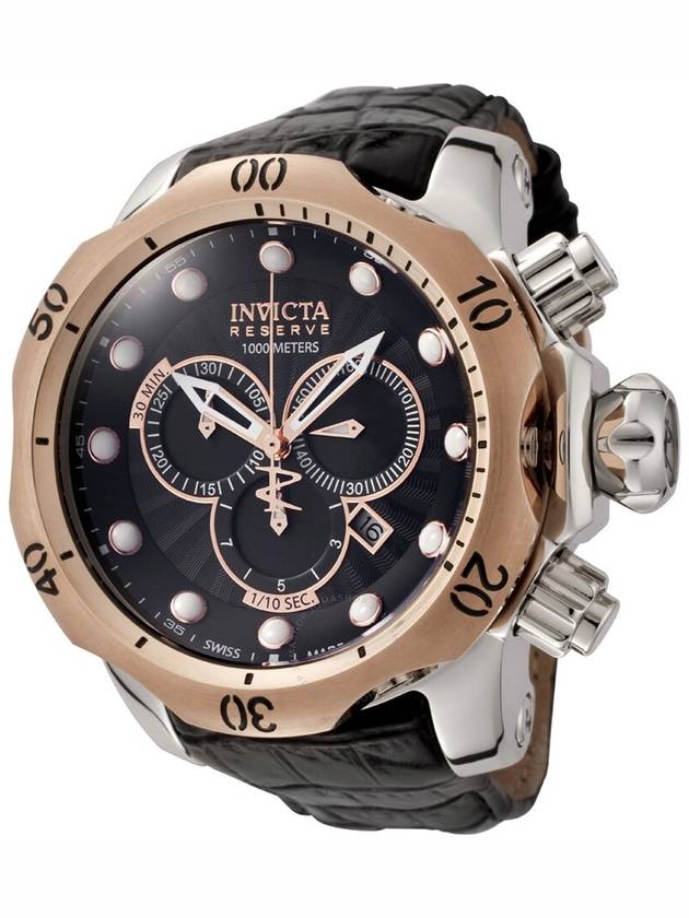 Invicta Venom Black Dial Chronograph Men's Watch 0360 - INVICTA - BALAAN 1