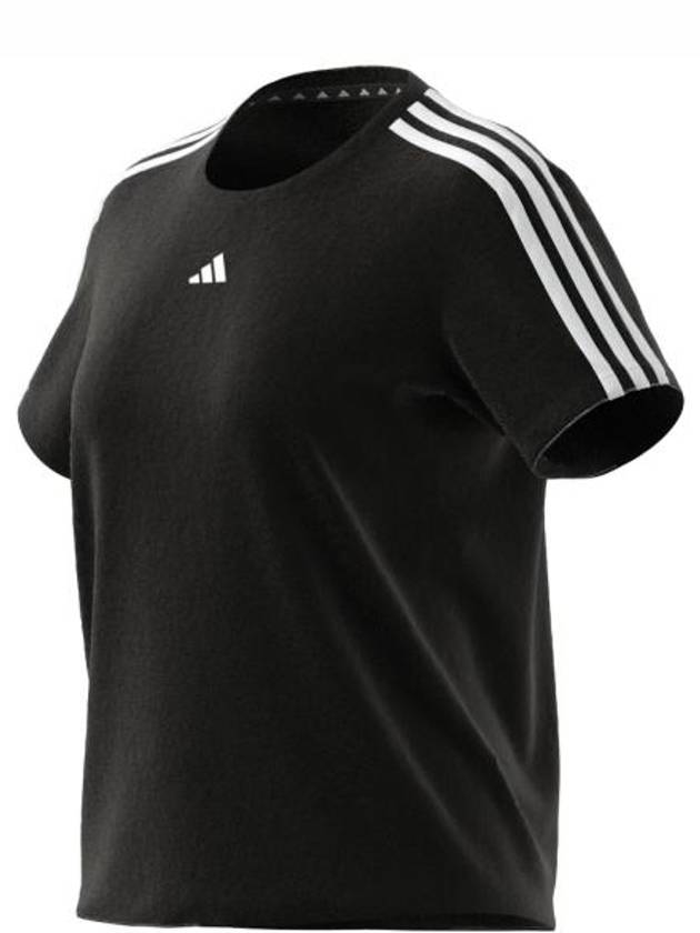 Train Essentials Aeroready 3S Short Sleeve T-Shirt Black - ADIDAS - BALAAN 2