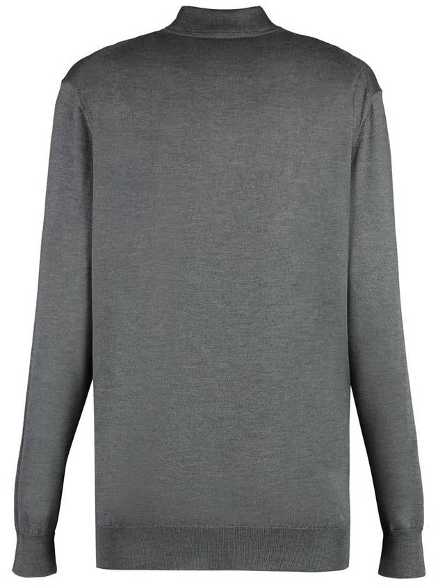 Prada Long Sleeve Knit Polo Shirt - PRADA - BALAAN 2