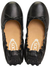 Leather Bubble Ballerina Black - TOD'S - BALAAN 3