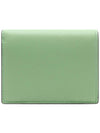 V gold logo bifold wallet green - VALENTINO - BALAAN 5