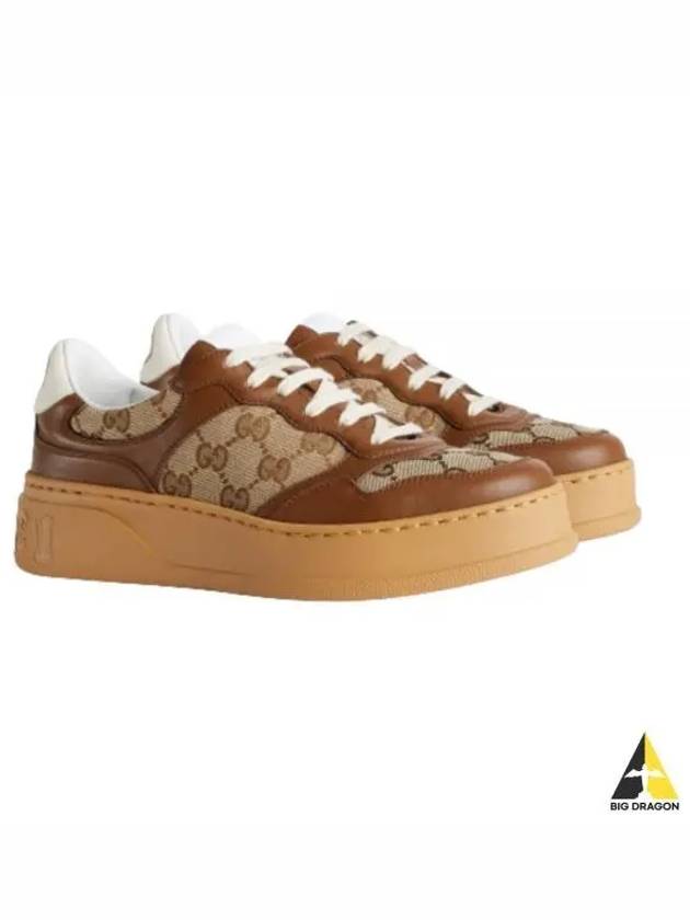 Original GG Low Top Sneakers Brown - GUCCI - BALAAN 2