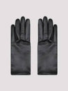 Cassandra Lambskin Cashmere Short Gloves Black - SAINT LAURENT - BALAAN 2
