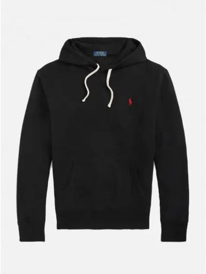 Embroidered Logo Pony Hoodie Black - POLO RALPH LAUREN - BALAAN 2