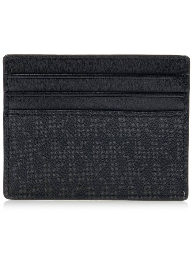 Men's Logo Card Wallet Black - MICHAEL KORS - BALAAN.