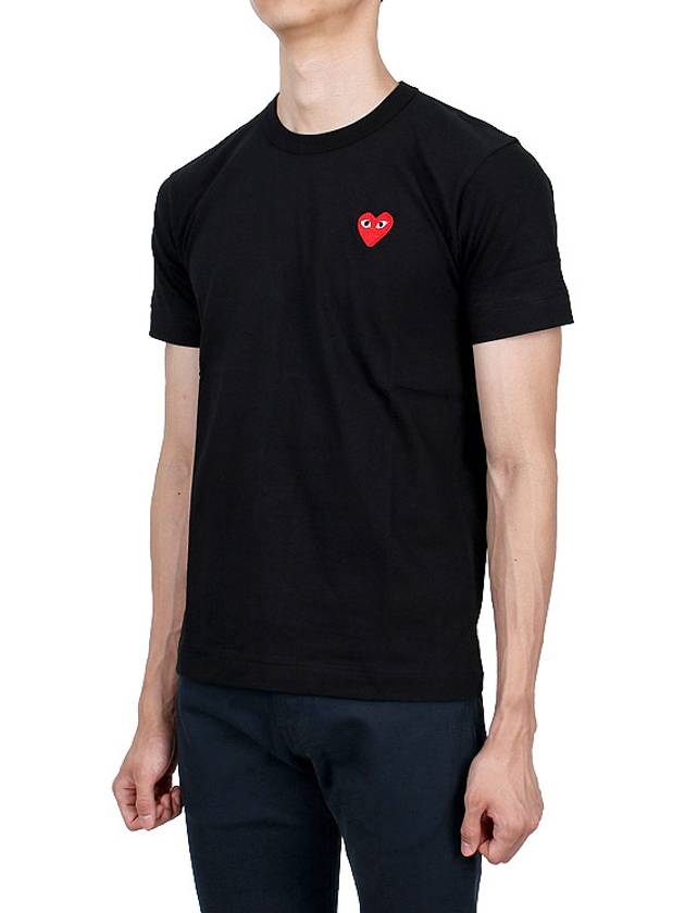 Red Waffen Short Sleeve T Shirt P1T108 AZ T108 051 1 - COMME DES GARCONS - BALAAN 3