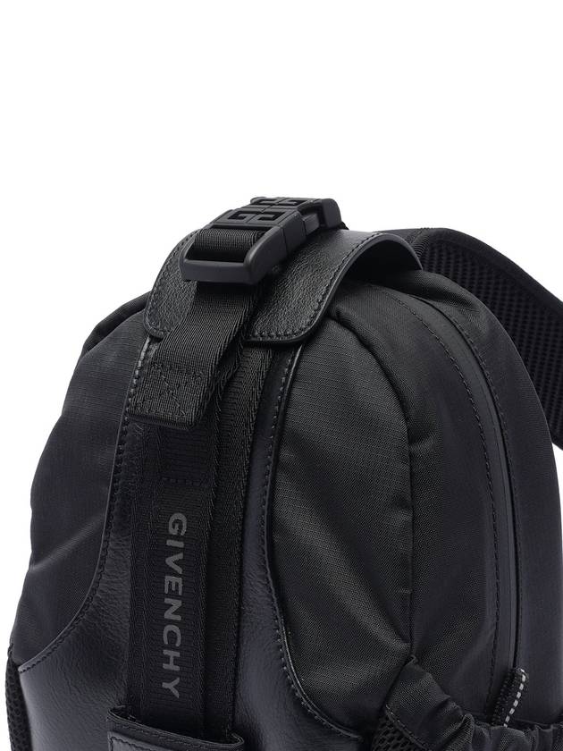 G-Trail Nylon Leather Sling Cross Bag Black - GIVENCHY - BALAAN 5