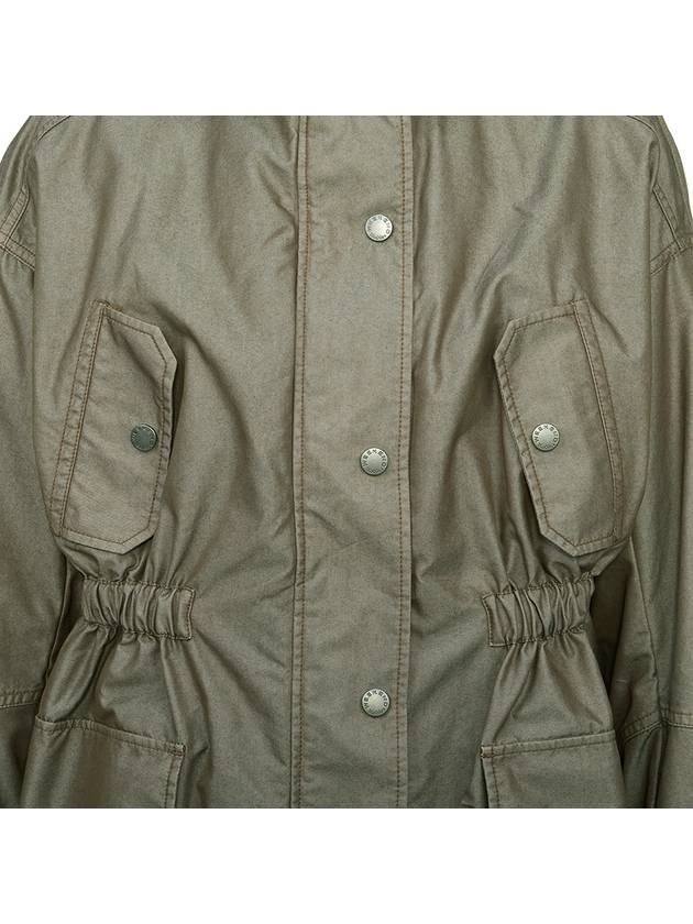 Olinda Hooded Jacket Khaki - MAX MARA - BALAAN 10