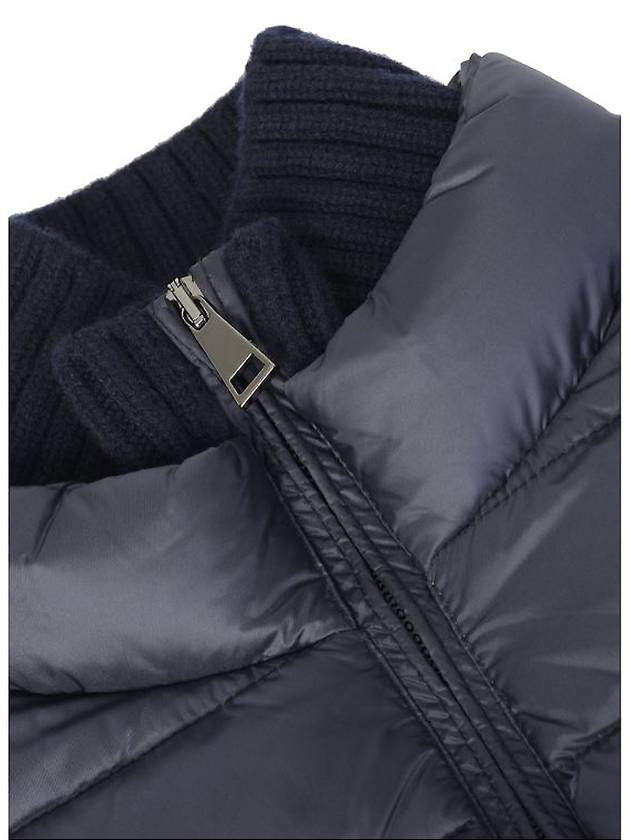 Cashmere knit lightweight padded zipup - MONCLER - BALAAN 4