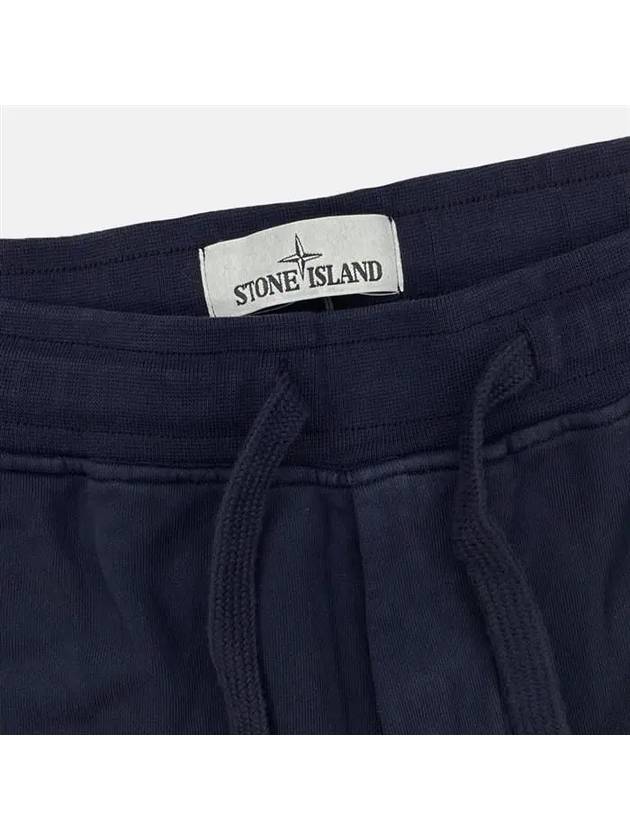 Men's Wappen Patch Bermuda Shorts Navy - STONE ISLAND - BALAAN 4