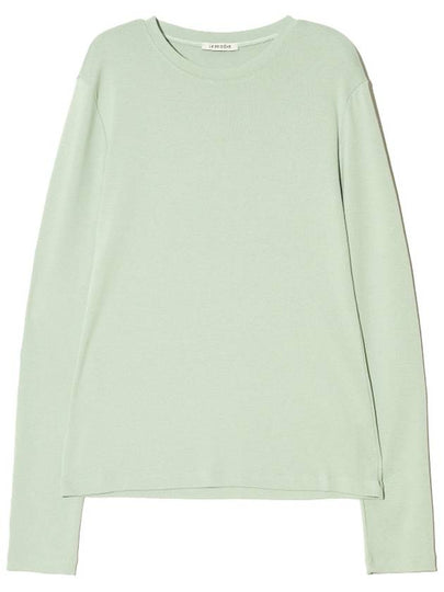 Soft round neck long sleeve t shirt mint - LESEIZIEME - BALAAN 2