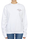 Studio Crew Neck Cotton Sweatshirt White - SPORTY & RICH - BALAAN 2