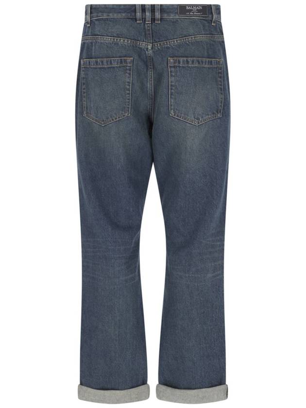 23 fw Blue Denim Used Jeans BH0MI044DD936KD B0480941163 - BALMAIN - BALAAN 4