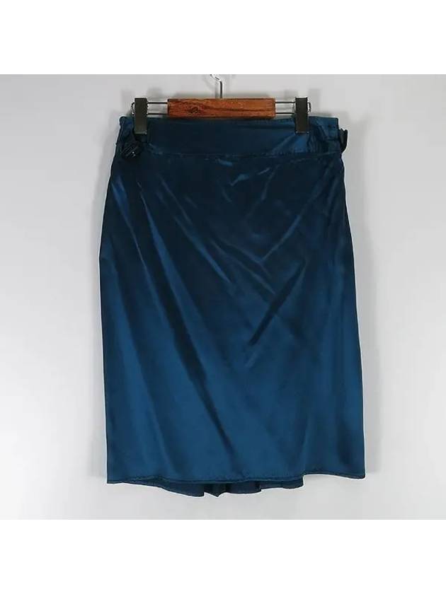 Smith Market Used Luxury Blue Skirt Women s Clothing - BURBERRY - BALAAN 2