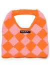 Kids Check Knit Shoulder Bag M00995 M00RP 0MC09 - MARNI - BALAAN 2