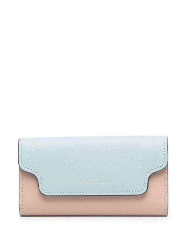 two-tone leather key holder PCMO0017U1LV520 - MARNI - BALAAN 1