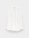 Borrowed Poplin Shirt White - OUR LEGACY - BALAAN 2