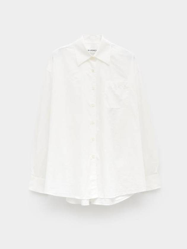 Borrowed Poplin Shirt White - OUR LEGACY - BALAAN 2