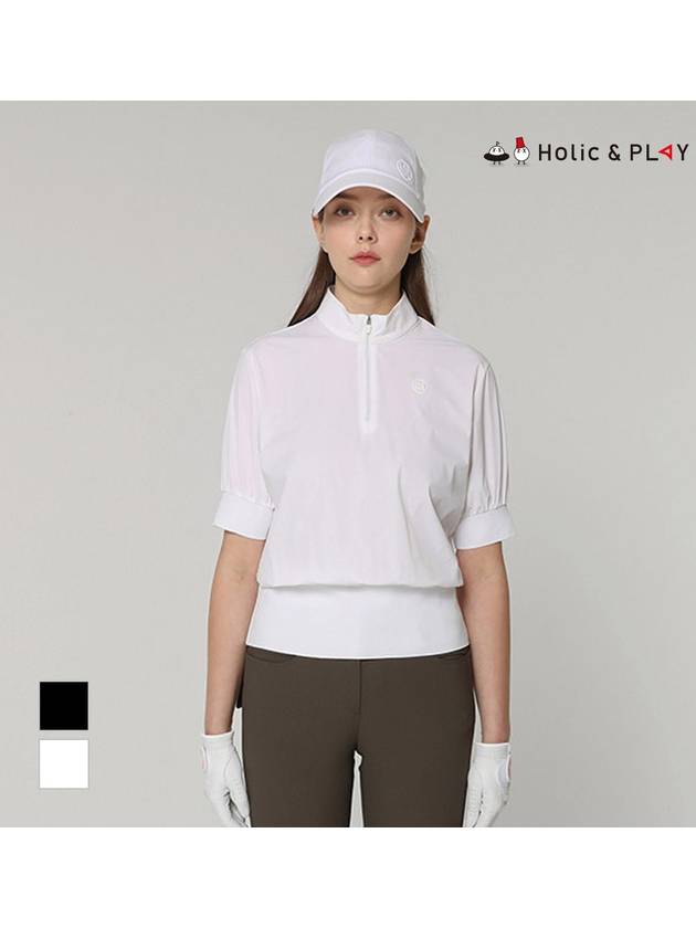 Woven Blouson High Neck T-ShirtHD2WTS007 - HOLIC&PLAY - BALAAN 3