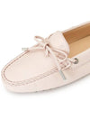 Women's Leather Gommino Driving Shoes Pink - TOD'S - BALAAN.