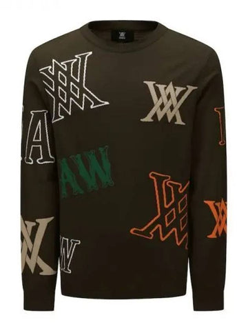 Anew Men s Logo Intarsia Pullover BR Domestic Product GQCY23081164089 - ANEWGOLF - BALAAN 1