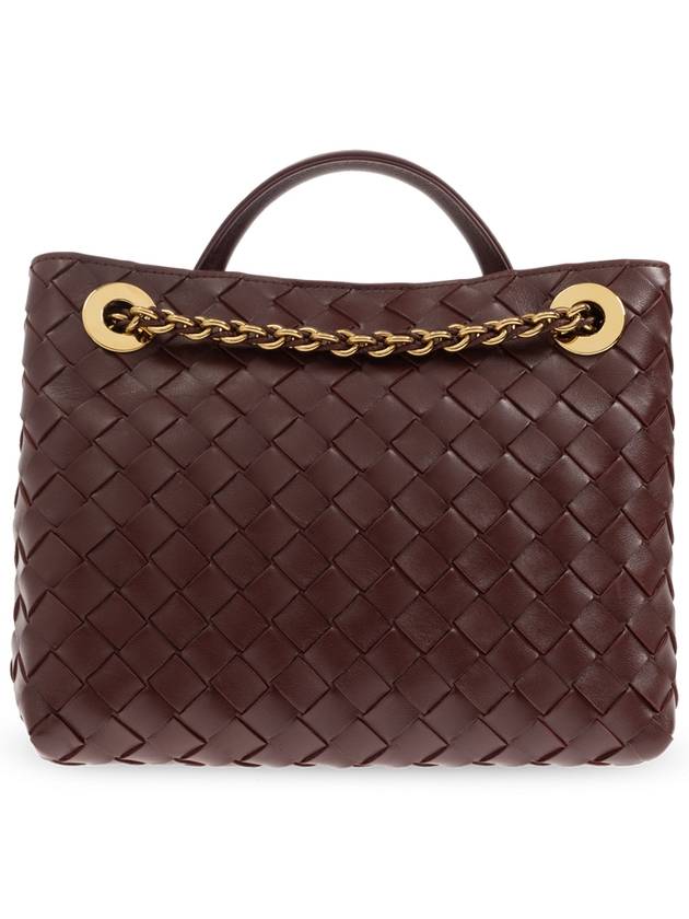 Andiamo Chain Small Tote Bag Madder Brown - BOTTEGA VENETA - BALAAN 4