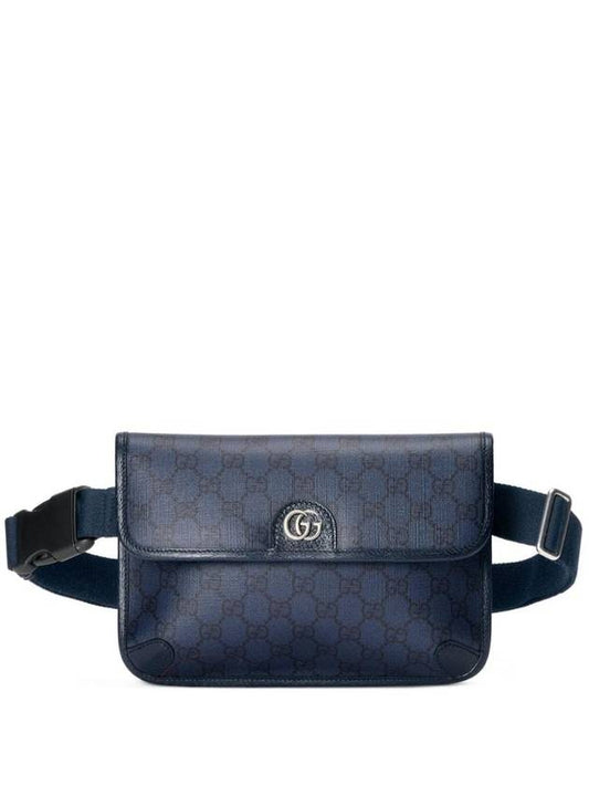 Ophidia GG Small Belt Bag Blue - GUCCI - BALAAN 1