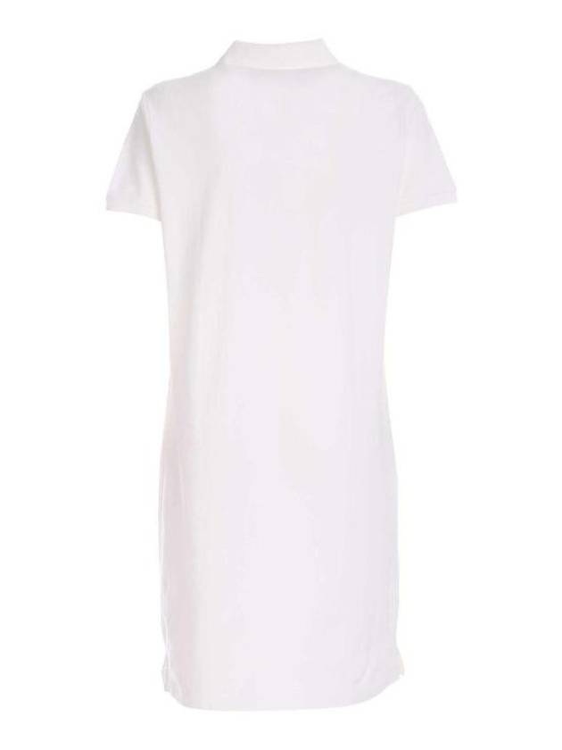 Women's Pony Logo Midi Dress White - POLO RALPH LAUREN - BALAAN 3