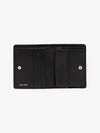 Matelasse Leather Half Wallet Black - MIU MIU - BALAAN 3