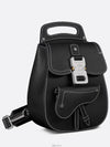 Gallop Grained Calfskin Sling Cross Bag Black - DIOR - BALAAN 3