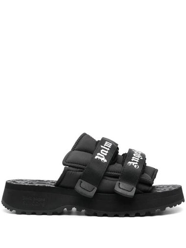 Palm Angels Moto-P  X Suicoke Slide Sandals - PALM ANGELS - BALAAN 1