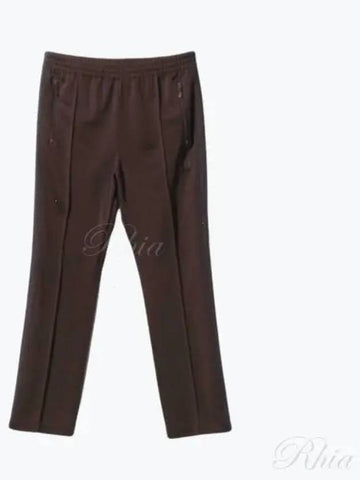 Narrow Track Pants Dk Brown PU274 - NEEDLES - BALAAN 1