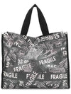 All Over Print Tote Bag Black - MAISON MARGIELA - BALAAN 1