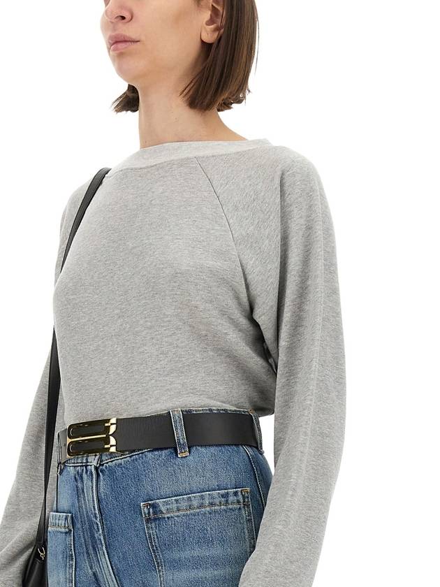 COTTON SWEATSHIRT - VICTORIA BECKHAM - BALAAN 4