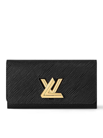 Epi Grain Twist Long Wallet Black - LOUIS VUITTON - BALAAN 2