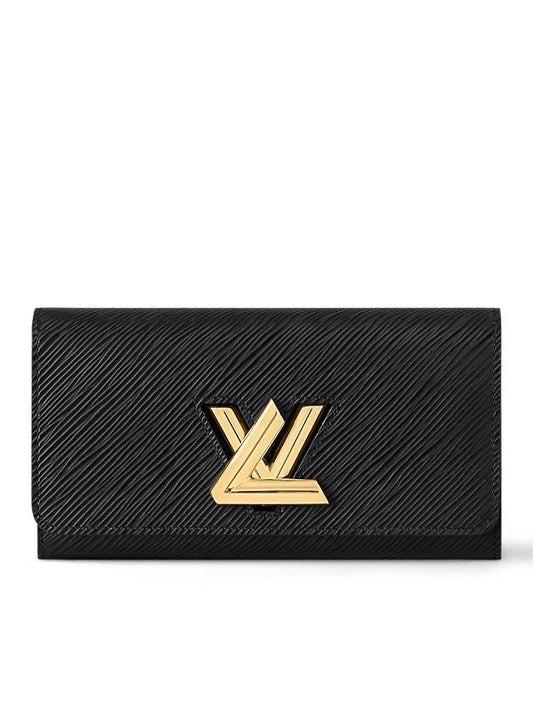 Epi Grain Twist Long Wallet Black Gold - LOUIS VUITTON - BALAAN 2