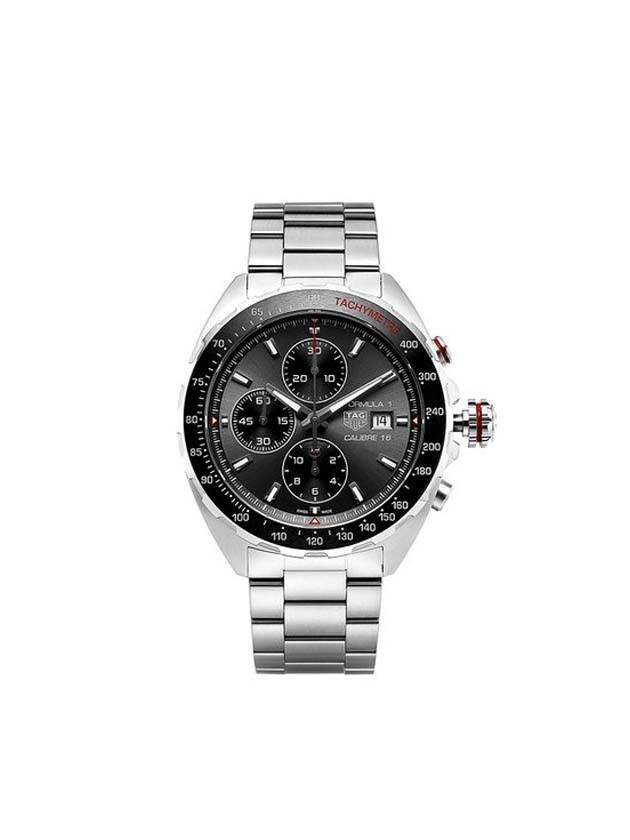 Formula 1 Automatic Chrono Watch Silver - TAG HEUER - BALAAN.