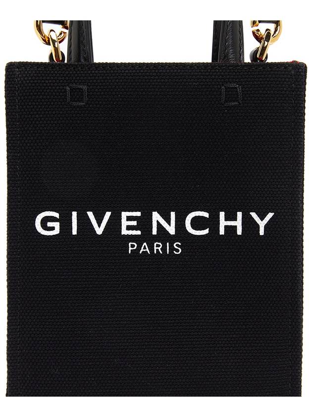 Logo Printed Vertical Mini Tote Bag Black - GIVENCHY - BALAAN 9