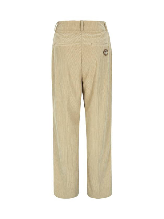 Corduroy wappen pants beige 230018 - BUTTONPLAY - BALAAN 2