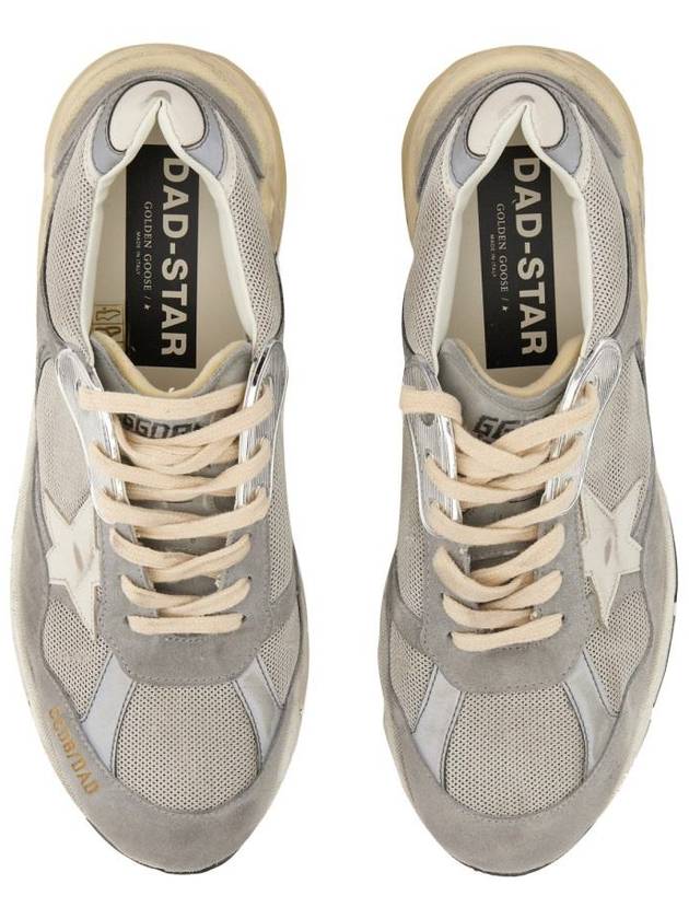 Dad-Star Low Top Sneakers Grey Silver White - GOLDEN GOOSE - BALAAN 6