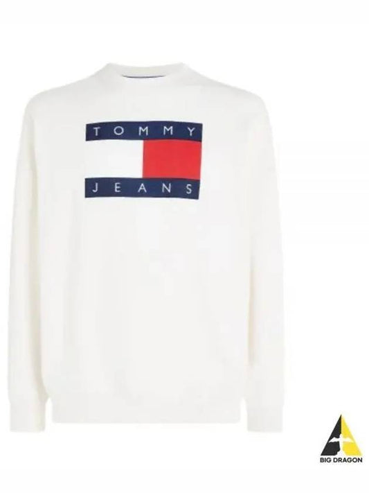 Tommy Hilfiger JEANS FLAG CREW NECK DW18623 YBH Sweatshirt - TOMMY HILFIGER - BALAAN 1