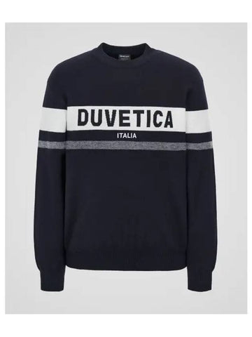 Points 5 Arsoli M Dark Navy Men s Knit - DUVETICA - BALAAN 1