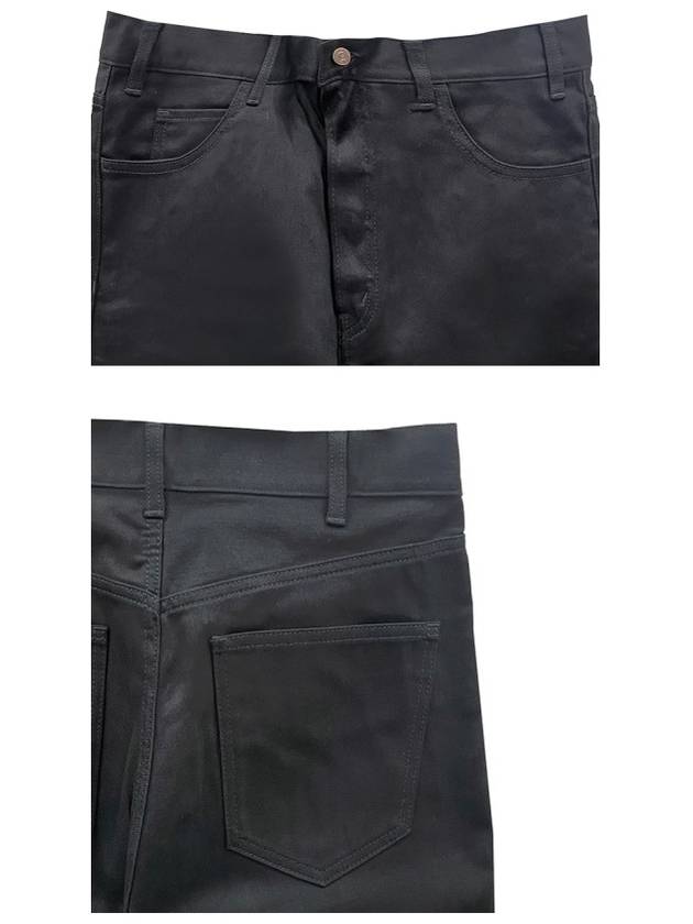 Demin Straight Pants Vintage Pure Black - CELINE - BALAAN 6