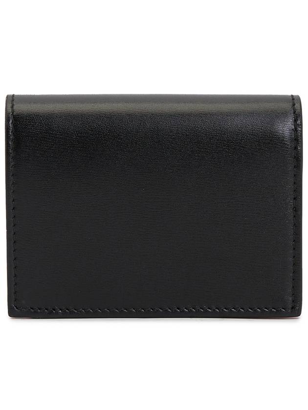 Double Gancio Half Wallet Black - SALVATORE FERRAGAMO - BALAAN 3