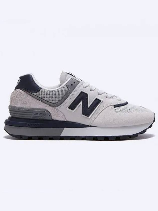 574 Legacy Low Top Sneakers White Navy - NEW BALANCE - BALAAN 2