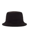 Logo Patch Nylon Metal Bucket Hat Black - STONE ISLAND - BALAAN 4