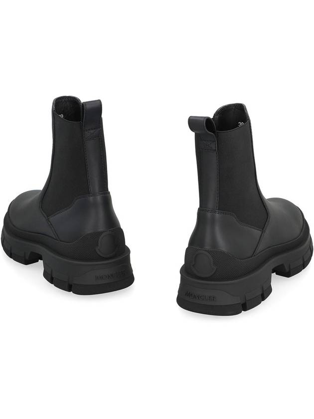 Hevea leather Chelsea boots black - MONCLER - BALAAN 4