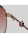 Eyewear Aviator Metal Sunglasses Pink - MONCLER - BALAAN 4