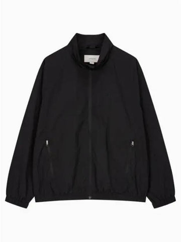 Jeans Essential Stand Collar Zip-Up Jacket Black - CALVIN KLEIN - BALAAN 1