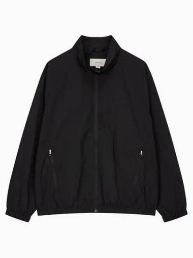 Jeans Essential Stand Collar Zip-Up Jacket Black - CALVIN KLEIN - BALAAN 1